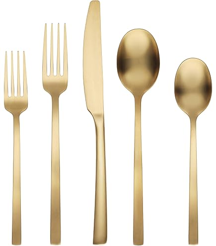 Amazon.com: Cambridge 807420Hgy12X Beacon Gold Satin 20-Piece